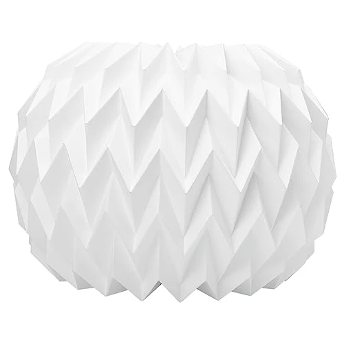 abat-jour en origami ombre murale Shades de lampe à lustre ancien papier origami décor abat-jour pliant en origami abat-jour suspendu plier abat-jour de lustre Accessoires blanche