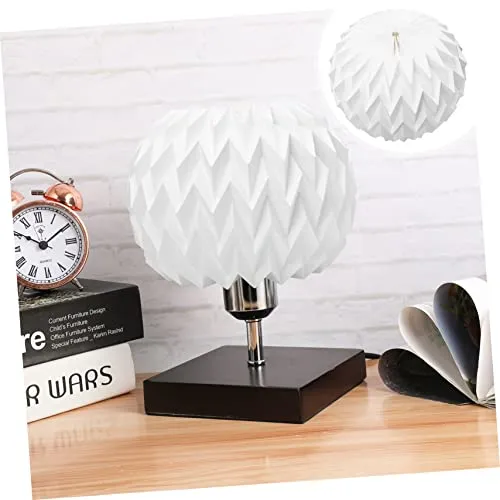 abat-jour en origami ombre murale Shades de lampe à lustre ancien papier origami décor abat-jour pliant en origami abat-jour suspendu plier abat-jour de lustre Accessoires blanche