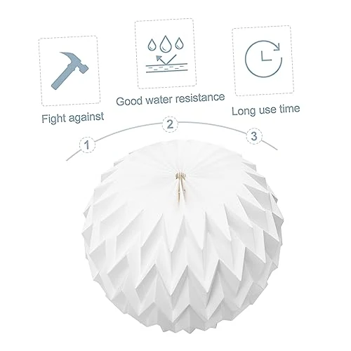 abat-jour en origami ombre murale Shades de lampe à lustre ancien papier origami décor abat-jour pliant en origami abat-jour suspendu plier abat-jour de lustre Accessoires blanche