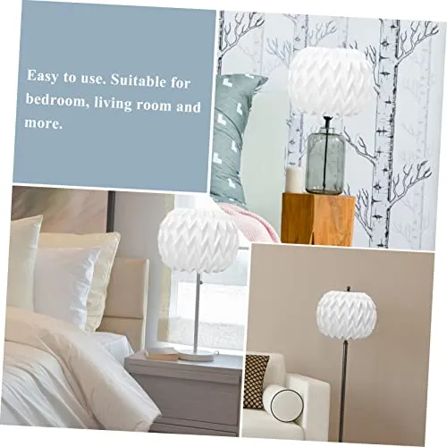 abat-jour en origami ombre murale Shades de lampe à lustre ancien papier origami décor abat-jour pliant en origami abat-jour suspendu plier abat-jour de lustre Accessoires blanche