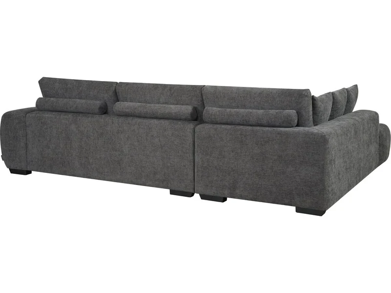 Habitat et Jardin Canapé d'angle Tissu Monceau - 3 Places - Gris