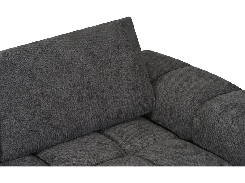 Habitat et Jardin Canapé d'angle Tissu Monceau - 3 Places - Gris