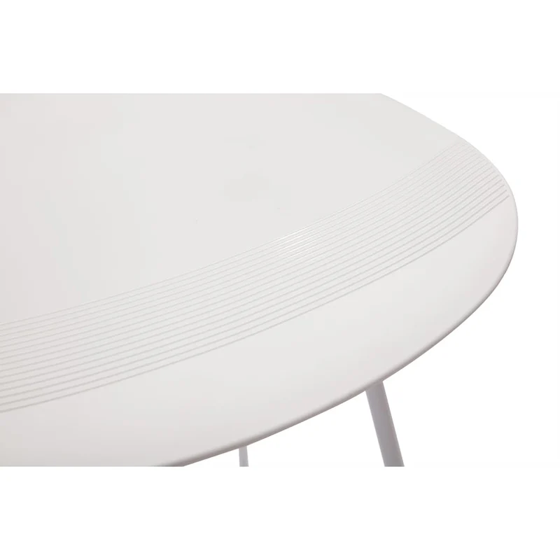 Miliboo Tabourets de Bar Design Blancs H65 cm (Lot de 2) Ella
