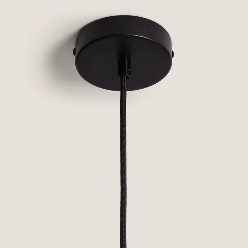 LEDKIA LIGHTING Suspension Métal Penny Noir