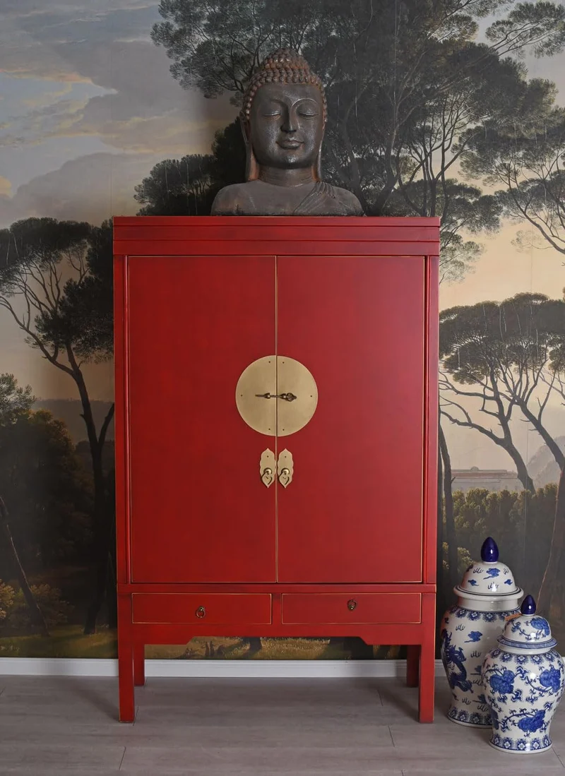Palazzo mya055 Armoire de mariage chinoise XL Rouge