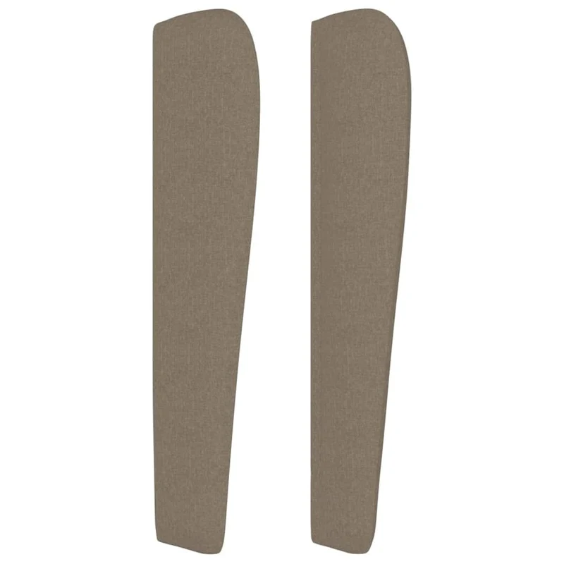 INLIFE Tête de lit avec Oreilles Taupe 147x23x118/128 cm TissuMeubles,Lits & Accessoires,Têtes et Pieds de lit-44.99 lb-Taupe-56926