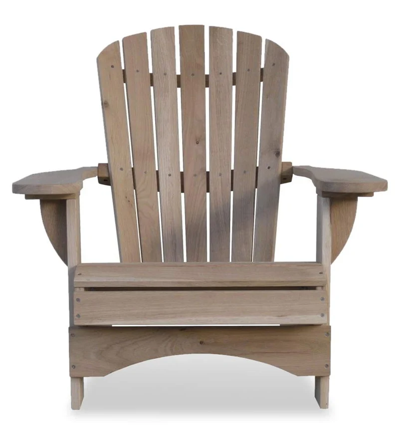 Original Dream-Chairs Seit 2007 Chaise Adirondack Chaise de Jardin Comfort en chêne en kit Chaise d'extérieur résistante aux intempéries pour la détente en extérieur Charge maximale 170 kg