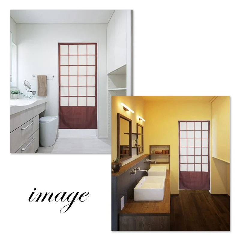next.design Noren Rideau de Porte Japonais Long Shoji