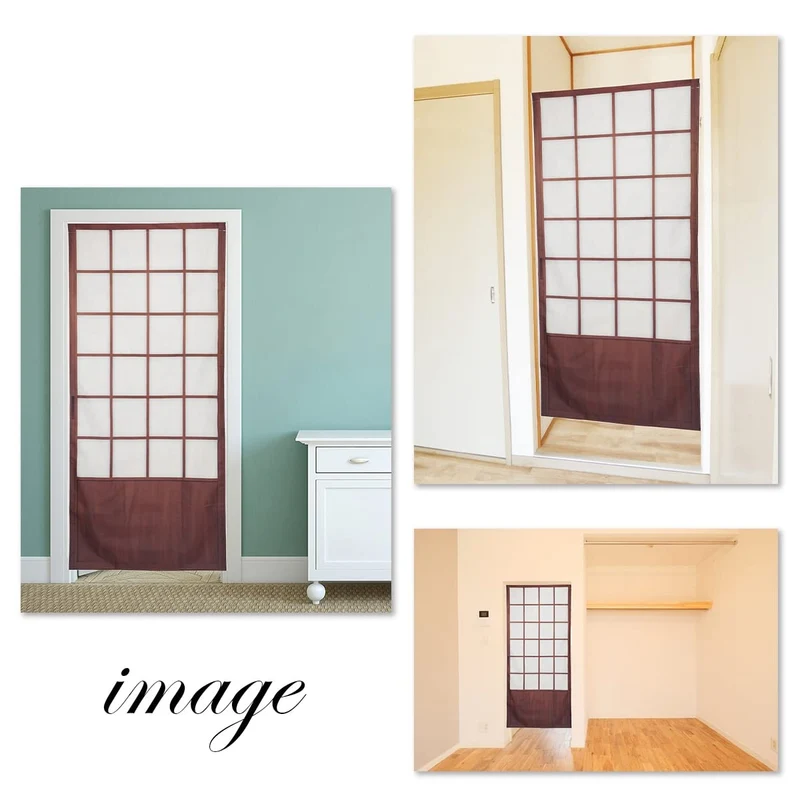 next.design Noren Rideau de Porte Japonais Long Shoji