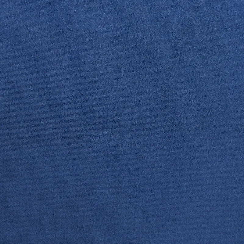 Canapé Convertible 2 Places en Velours Bleu Marine Accoudoirs Ajustables York
