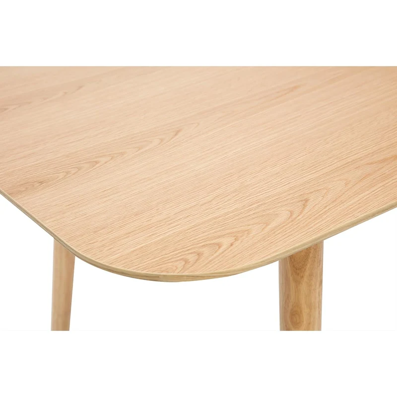 Miliboo Table Extensible rallonges intégrées rectangulaire en Bois Clair chêne L140-170 cm ANK