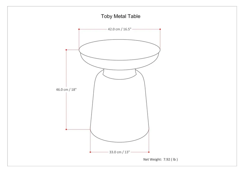 SIMPLIHOME Toby Table d'appoint Industrielle Moderne en métal de 43,2 cm de Large, ombré doré/Noir, entièrement assemblée pour Le Salon et la Chambre à Coucher