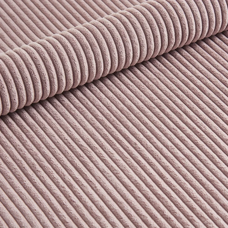B&D Home Chaises de Salle à Manger Vicky Lot de 2, Chaise rembourrée en Velours côtelé pour Salle à Manger, Cuisine, Salon, Bureau, Coiffeuse, Design scandinave Rustique, Cordon Rose, 11126-ROSA-2