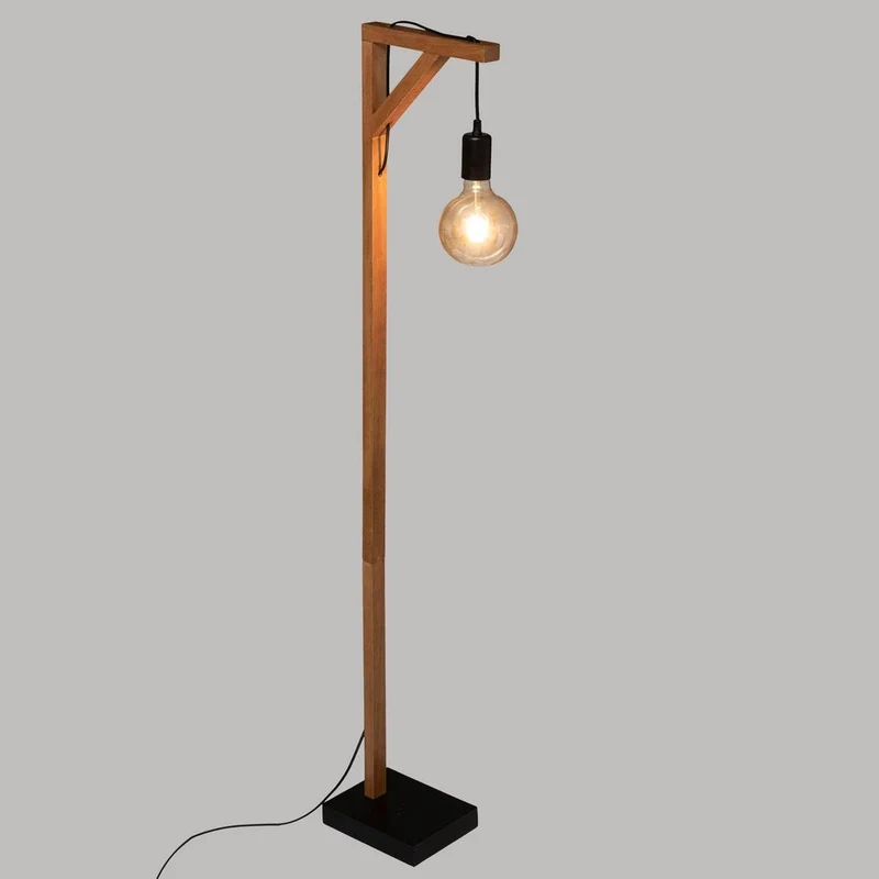 Atmosphera - Lampadaire Wild - bois H148 cm