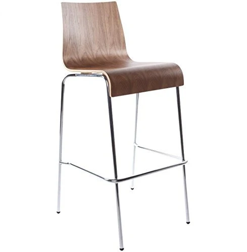 Kokoon BS00230WA Cobe Tabouret de Bar Bois Marron 51 x 52 x 103 cm