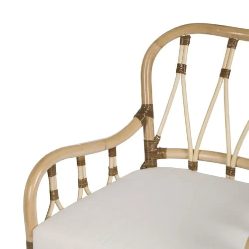 BigBuy Home Fauteuil Naturel en rotin 58 x 62 x 85 cm