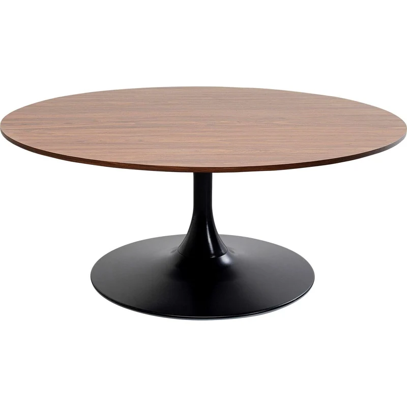 Kare Design Table Basse Schickeria 110cm Noyer et Noire