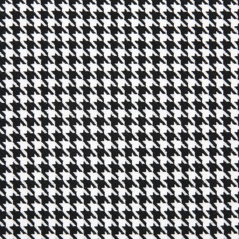 Lot de 2 Chaises de Salle à Manger Design Rétro Sans Accoudoirs en Polyester Noir et Blanc Luana