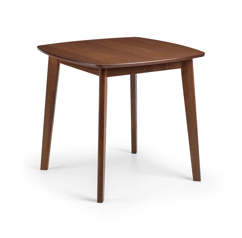 Julian Bowen Table à manger carrée Lennox, noyer