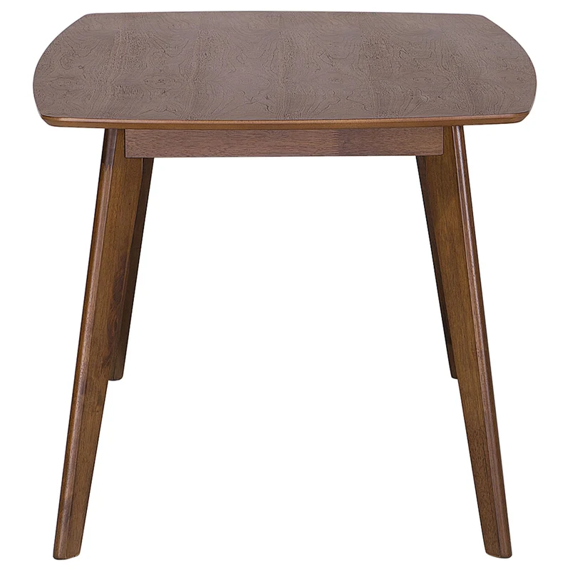 Table de Salle à Manger ou Cuisine 150 x 90 cm en Bois et MDF Marron Foncé de Style Rétro pour Intérieur Scandinave ou Vintage Beliani