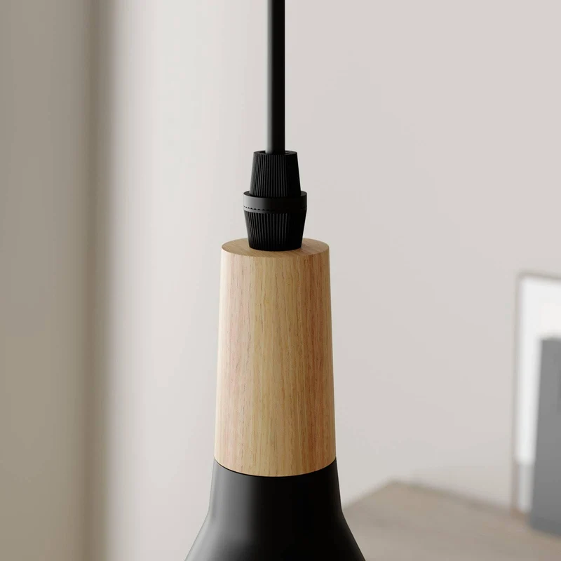 Lindby Suspension Arina à intensité variable (Moderne) en Noir Métal e. a. pour Salon & Salle manger (à 5 lampes, E14), Luminaire, Lampe Plafond, Luminaire Plafonnier, Suspendue