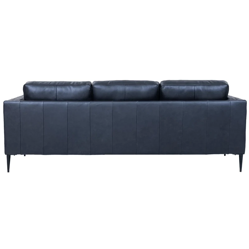 Furnhouse Valence Canapés, Bois d'ingénierie, Noir, 88x220x83