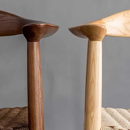 Chaise Décontractée Vintage, Chaises Modernes Du Milieu Du Siècle Pour Salle À Manger Chaise Rattan Des Fauteuils En Bois Massif Salle D'étude, Chaise De Loisirs Des Clubs De Bureau ( Couleur : Wood-A