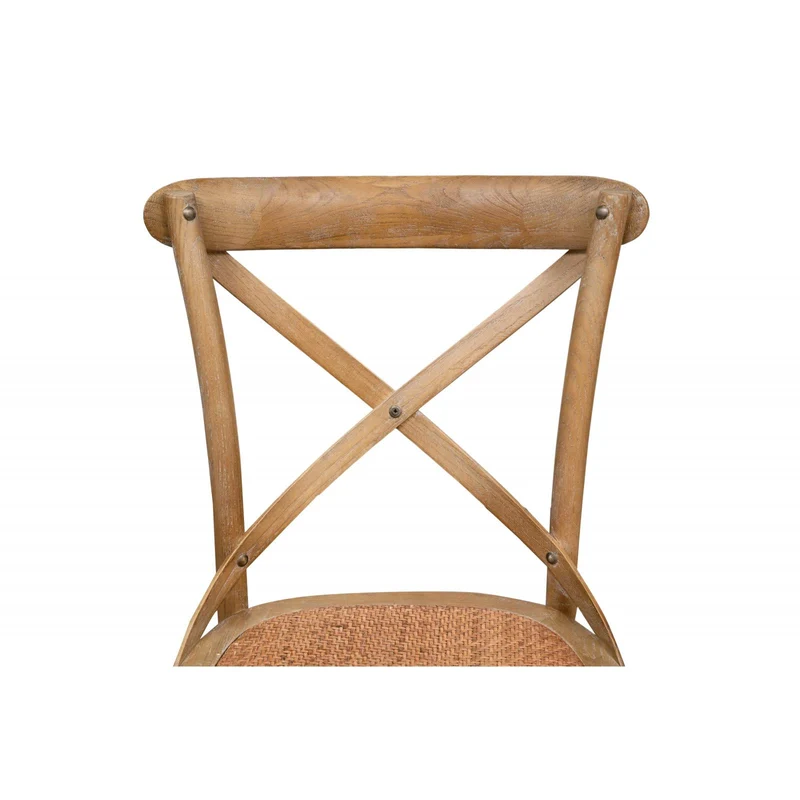 Biscottini 2 Chaise Salle a Manger Bois 86x42x46 cm - Chaise rotin Salle à Manger et Chaise de Cuisine - Chaise bistrot Bois - Chaise Bois bistrot