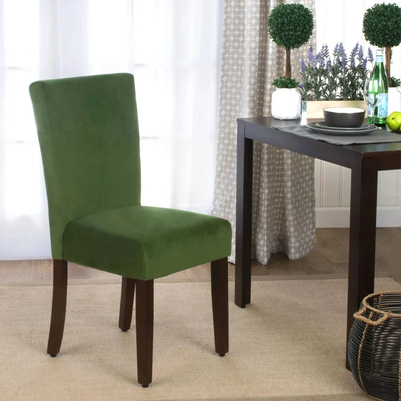 Kinfine K6805-b228 en Velours Parson Chaise de Salle à Manger