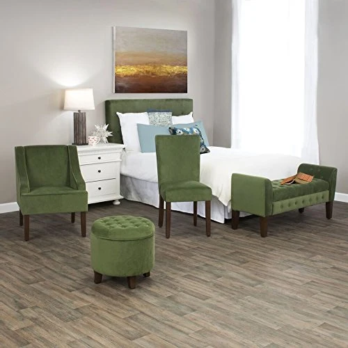 Kinfine K6805-b228 en Velours Parson Chaise de Salle à Manger