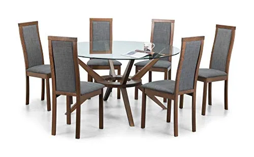 Julian Bowen Grande Table à Manger Chelsea, Noyer, 140 cm