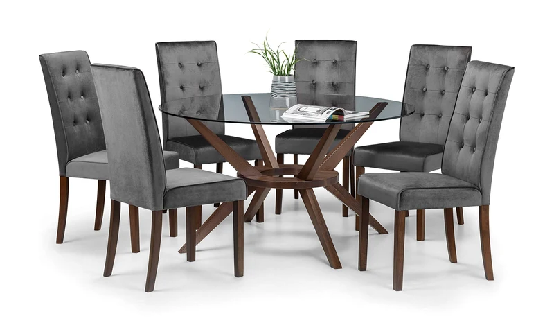 Julian Bowen Grande Table à Manger Chelsea, Noyer, 140 cm