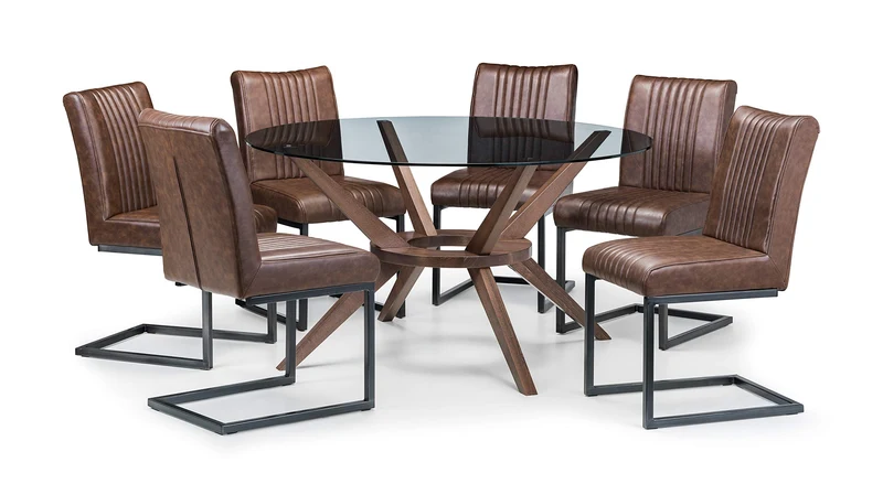 Julian Bowen Grande Table à Manger Chelsea, Noyer, 140 cm