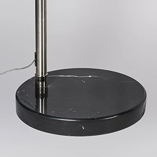 QAZQA Booglamp XXL - Lampe arquée - 1 lumière - H 2250 mm - Acier - Moderne - éclairage intérieur - Salon