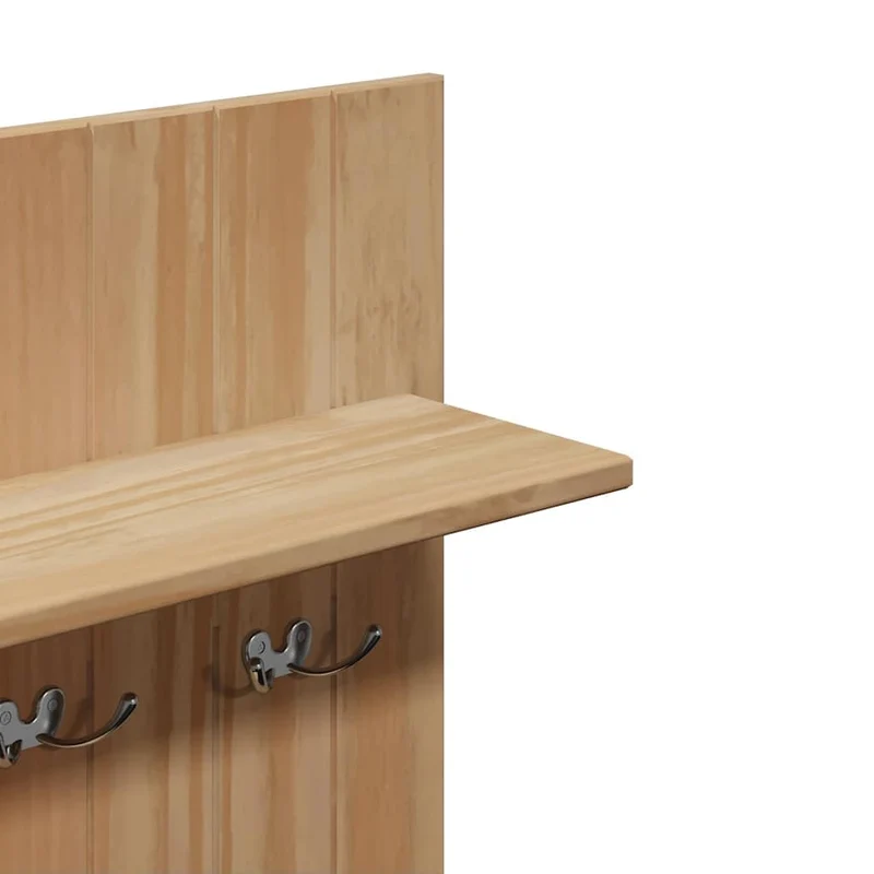 vidaXL Meuble d'entrée OTTA 50x40x160 cm Bois Massif de pin, Armoire d'entrée, Ensemble de vestiaire, Meuble de Rangement de Couloir