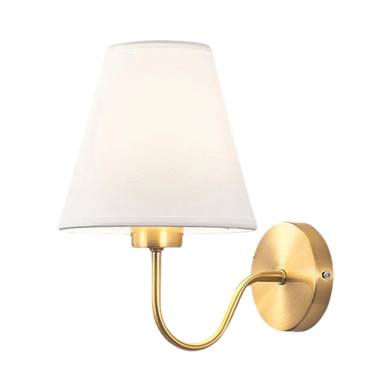 LOVIVER Lampe de chevet européenne applique murale lanterne d'éclairage décoratif pour salon couloir lecture porche chambre, Blanche