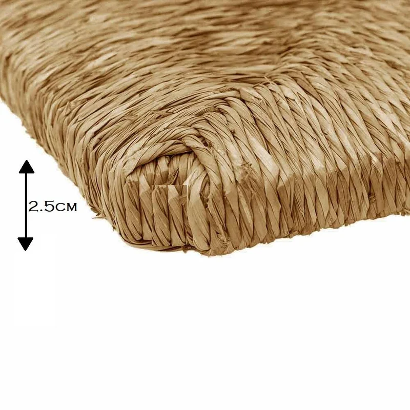 OKAFFAREFATTO MADDALONI Chaise en Bois Massif Couleur Noyer foncé avec Assise en Paille pour Restaurant, Maison, Mod. Paesana Robuste avec Dos Jambes de mm 36 x mm 40 Nouvelle déjà monté