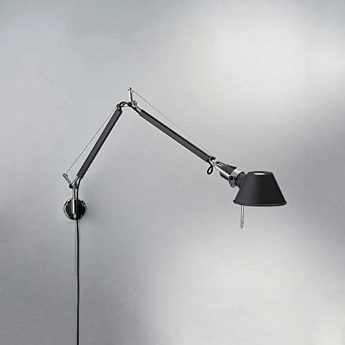 RWCCCRW Applique Tolomeo Mini 100W E26 Noire avec support en S