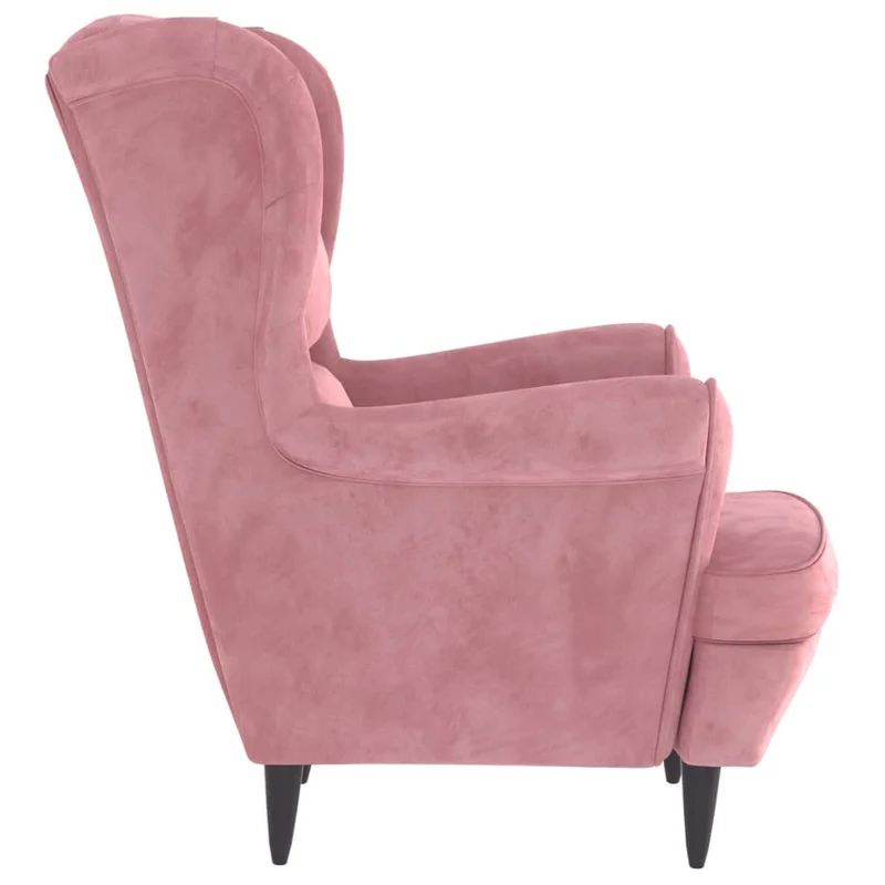 Bussandri Exclusive - Fauteuil velours rose