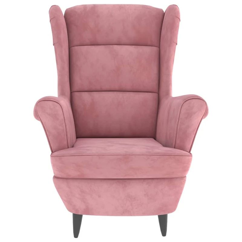 Bussandri Exclusive - Fauteuil velours rose