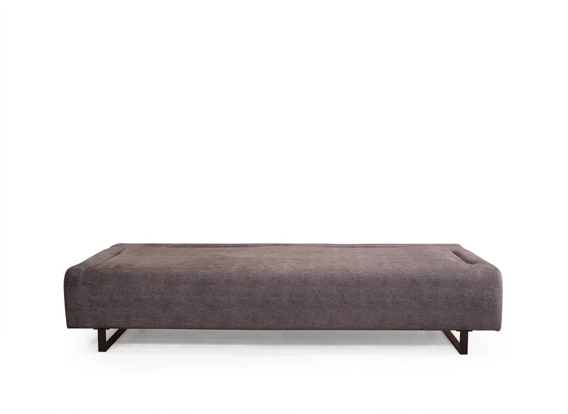 Menzzo Canapé 3 Places modulable Dossier et accoudoirs Amovibles avec 2 Coussins et Bout de canapé Agista Tissu Bleu