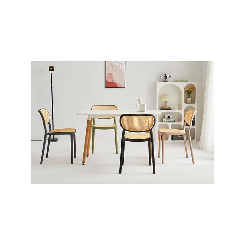 Kosmi Chaise de Salle à Manger Rouille Style Vintage