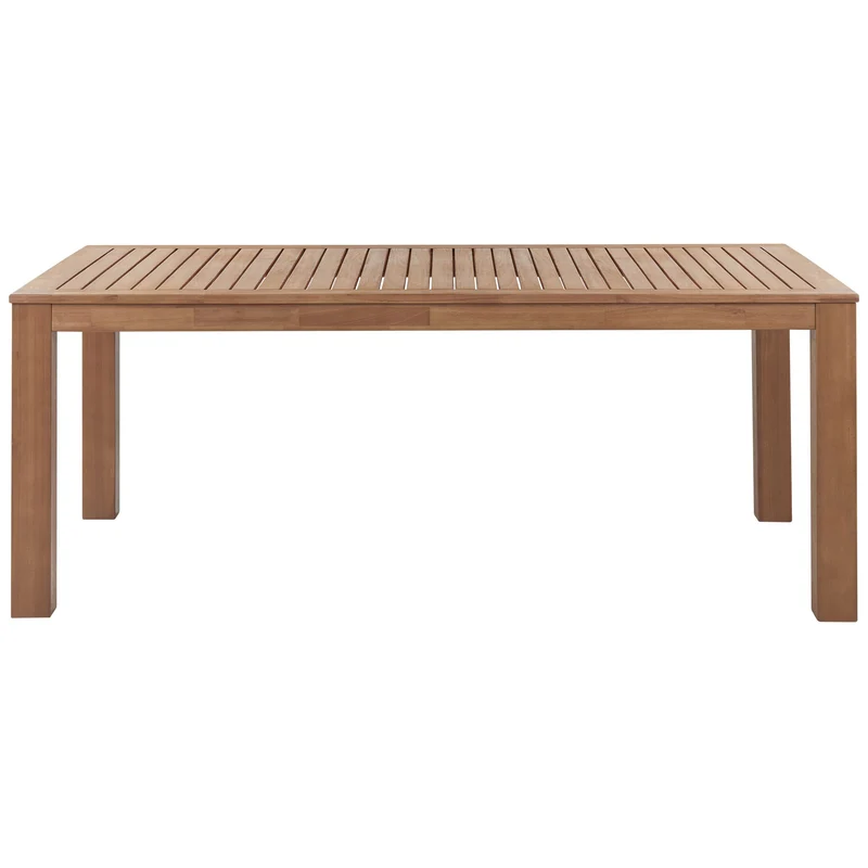 Ensemble Repas de Jardin 6 Places Table et 2 Bancs en Bois d'Eucalyptus Clair pour Jardin ou Terrasse Rustique Monsano Beliani
