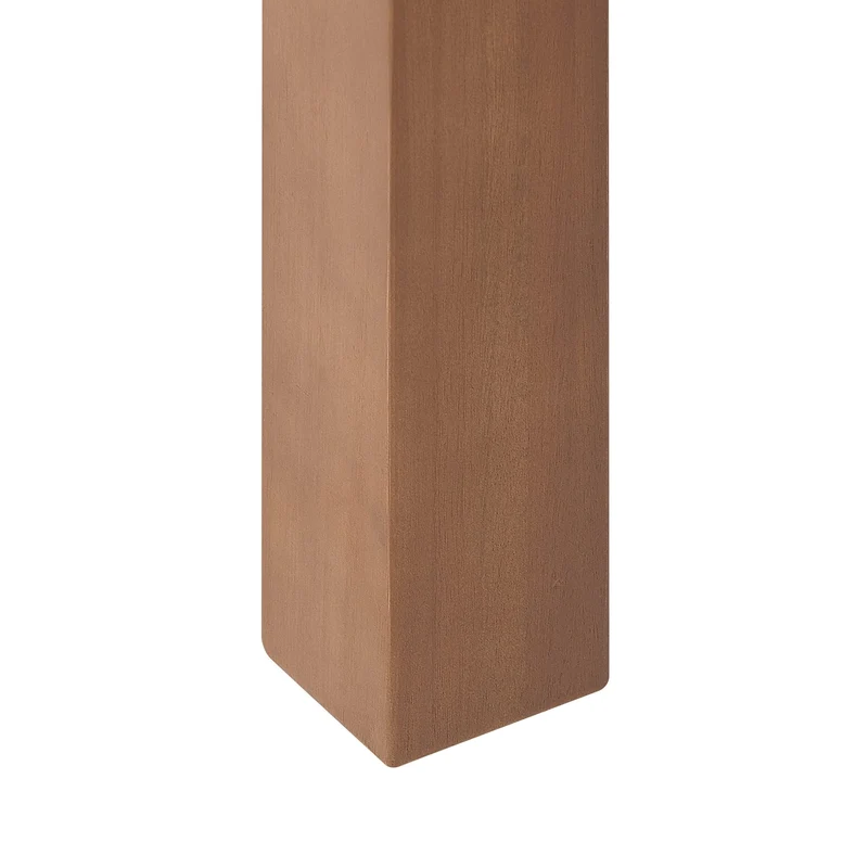 Ensemble Repas de Jardin 6 Places Table et 2 Bancs en Bois d'Eucalyptus Clair pour Jardin ou Terrasse Rustique Monsano Beliani