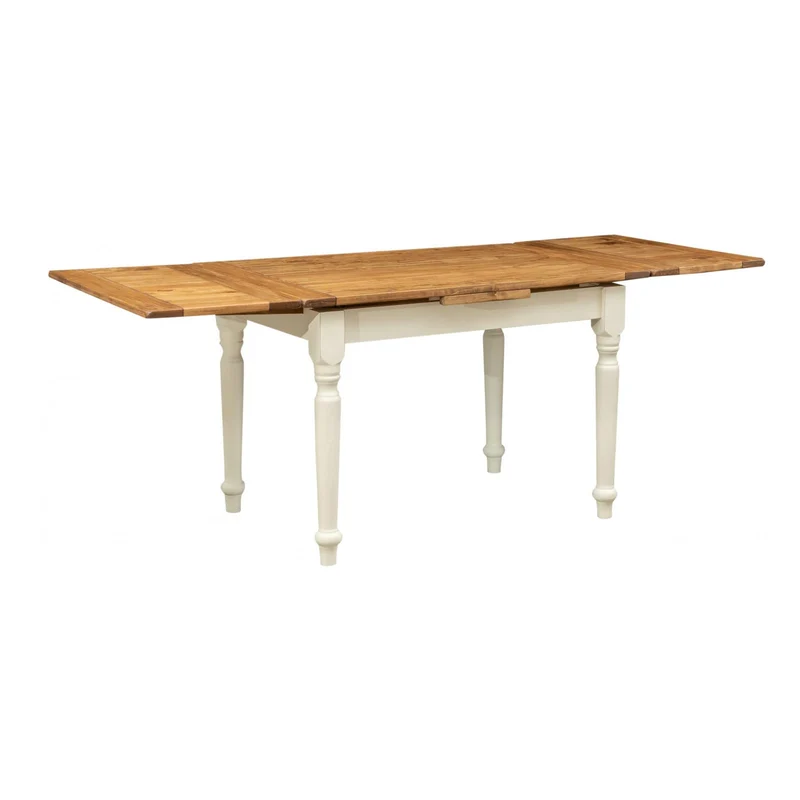 BISCOTTINI INTERNATIONAL ART TRADING Table Extensible en Bois, 122 x 82 x 80 cm