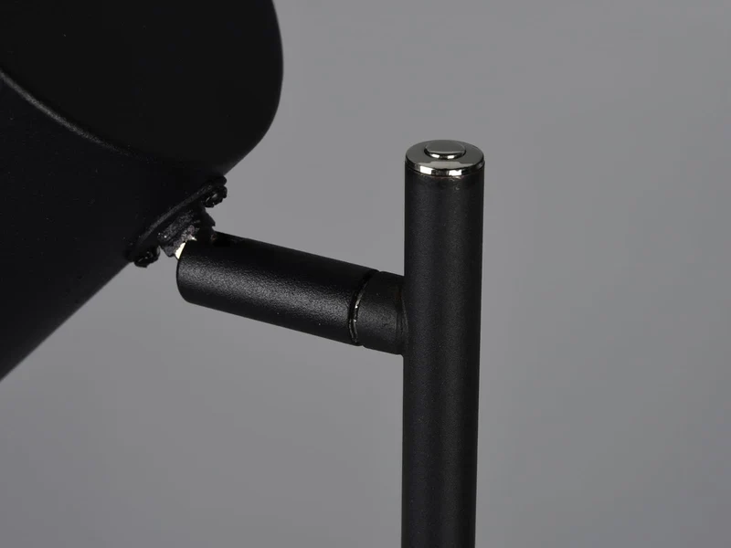 Reality Leuchten RL LIVE YOUR LIGHT Lampadaire LED Blake R42111132 en métal noir mat avec LED 4,5 W, fonctionnement sur batterie, port USB avec fonction de charge