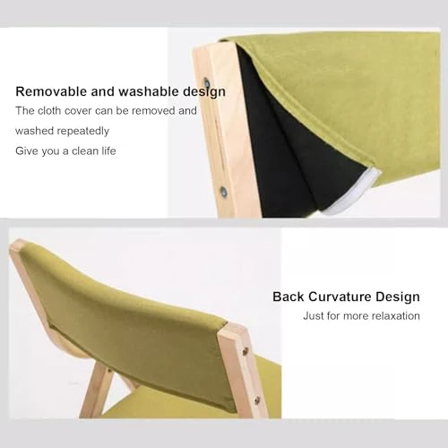 WEIDPHL Chaises De Salle À Manger Pliantes, Chaise Pliable avec Sièges Rembourrés Et Housses Amovibles, Chaises D'événements, Chaise Rembourrée pour Fête sur Patio De Mariage,Light Green