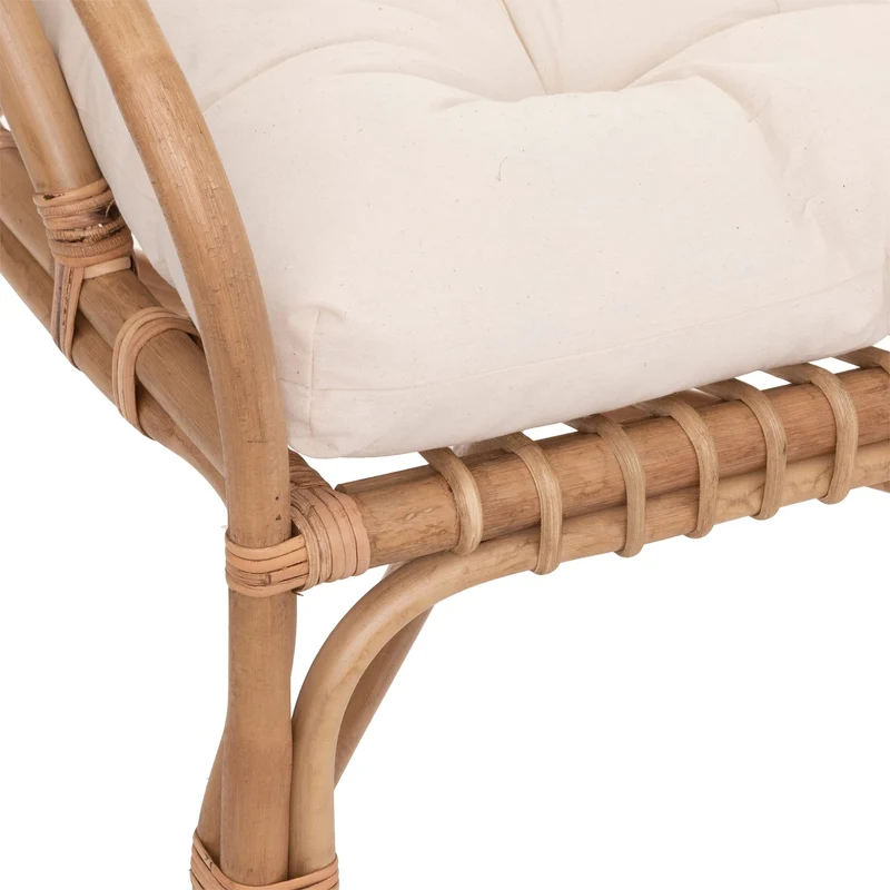 Atmosphera - Banquette 2 Places Neta - rotin et Coton