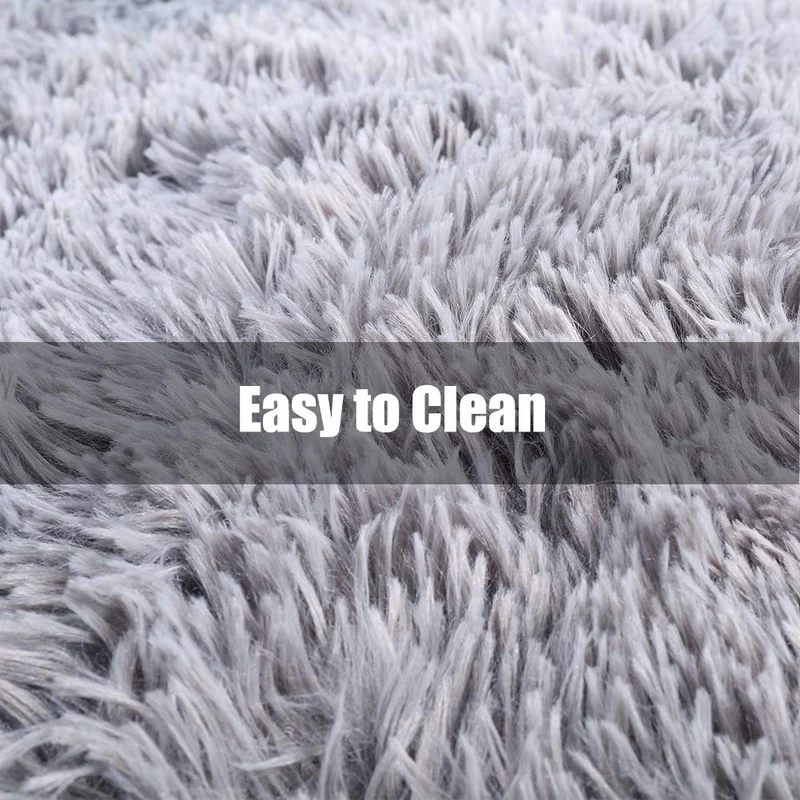 Jyswx Tapis Salon à Poils Longs - Shaggy Tapis Moderne Design - Grand Tapis Lavable avec Le Fond Antidérapant pour Chambre, Salon, Couloir, Dimension: 160 x 250 cm, Couleur: Blanc