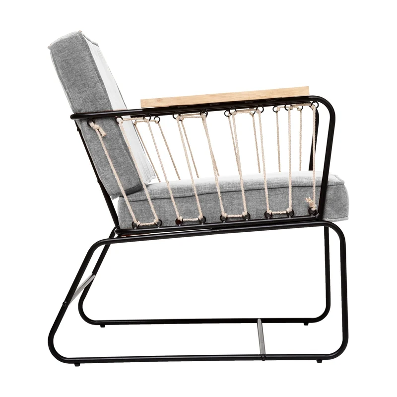 Fauteuil Anzio Gris Souris - Atmosphera créateur d'intérieur